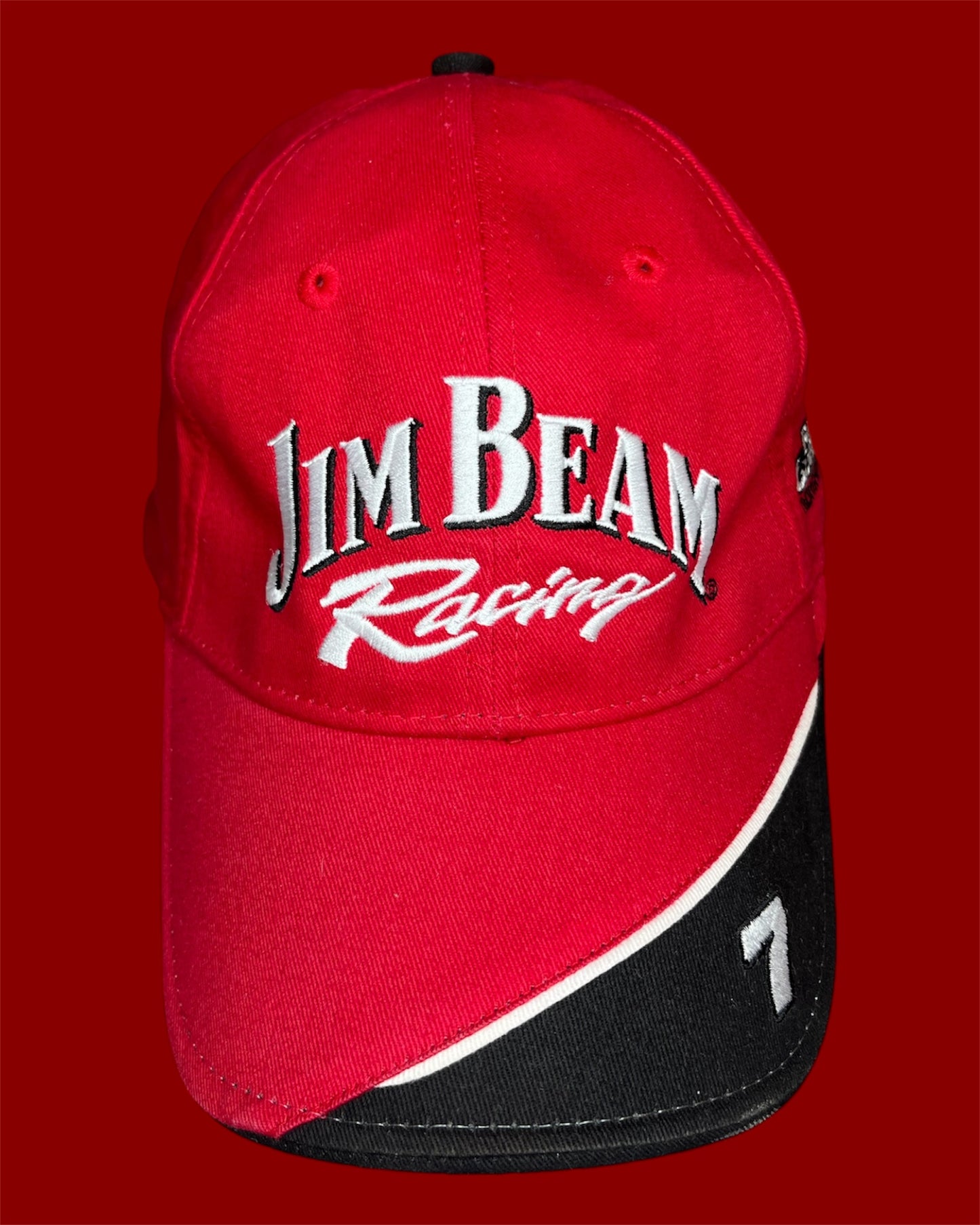 Jim Beam Racing Red and Black Cap