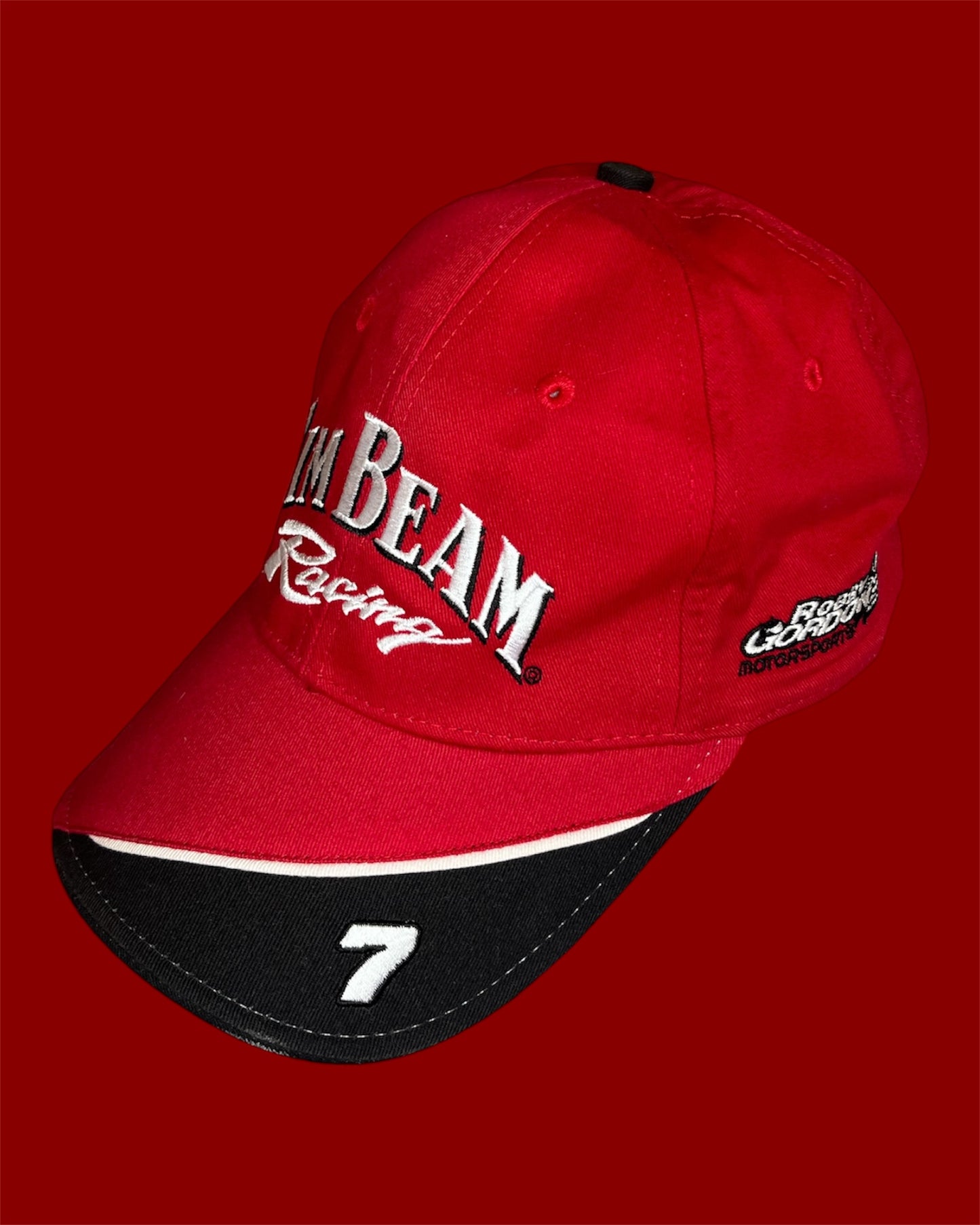 Jim Beam Racing Red and Black Cap