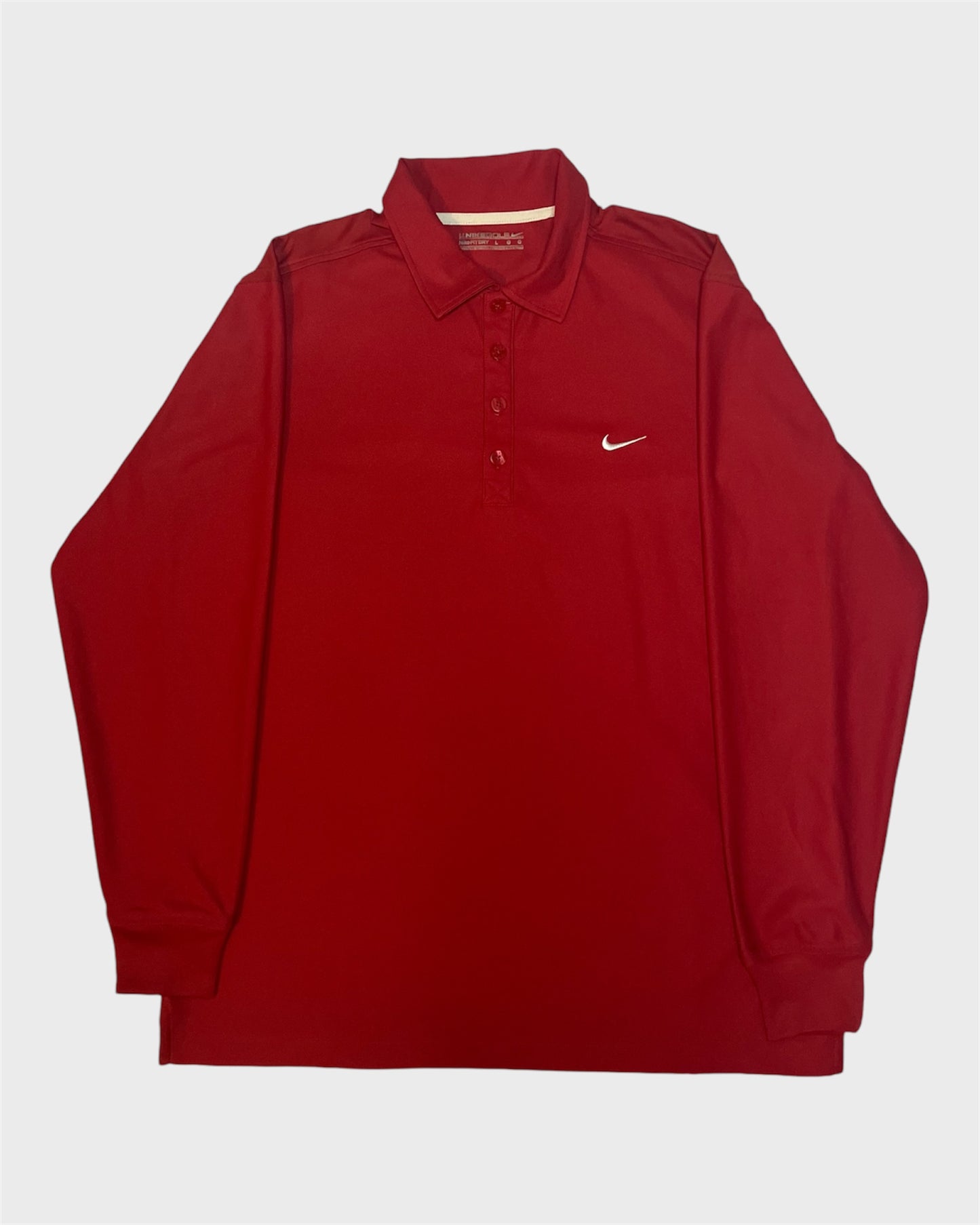 Nike Golf Red Long-sleeve Polo