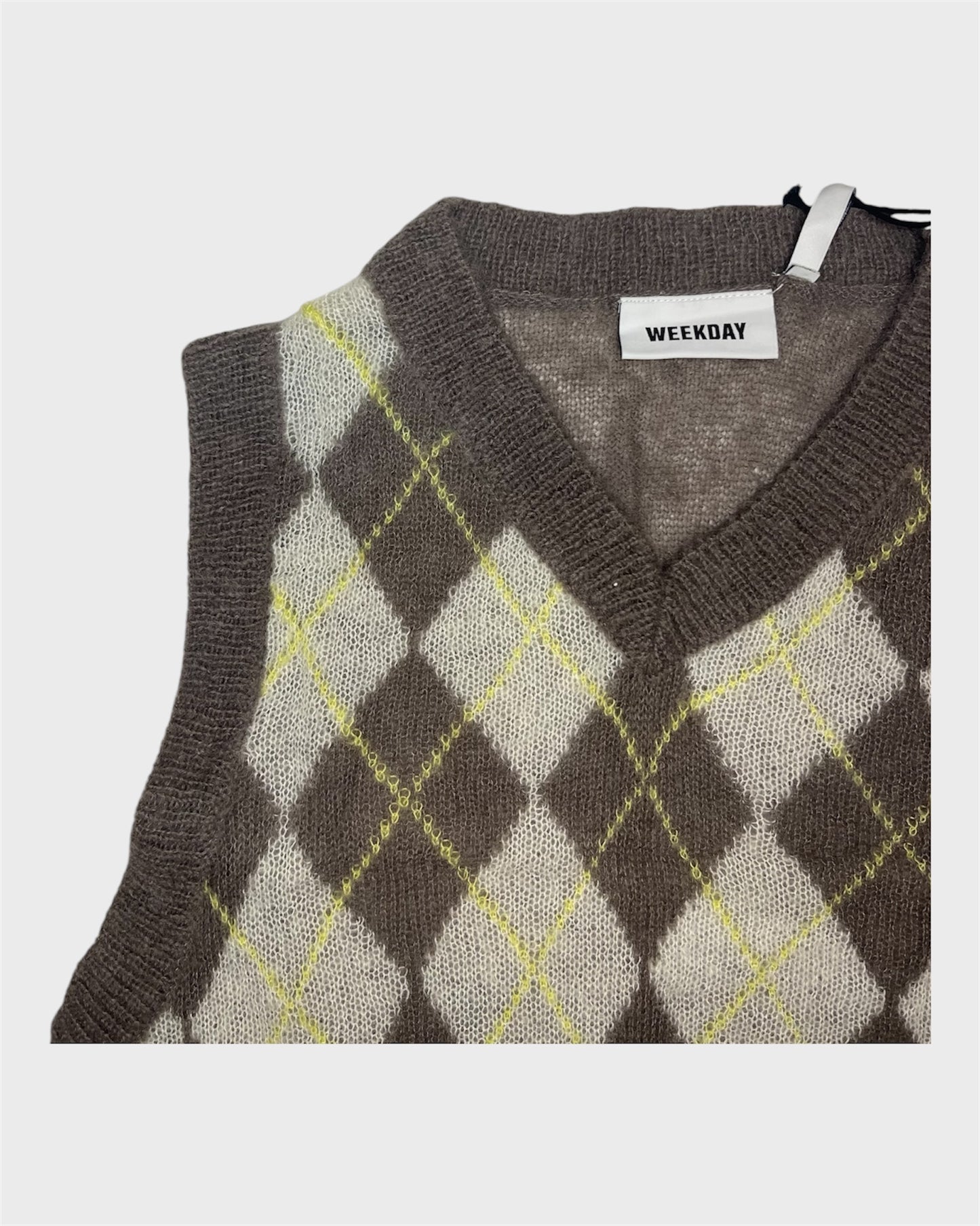 Weekday Argyle Sweater Vest